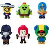 Brawl Stars Poco Spike E Primo Clot Short Plush Stuffed Doll Game Action Figure Collectible Model Ornament Garage Kit Toys Gift