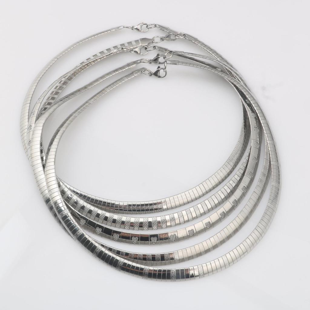 Stainless Steel Cross Heart Choker Necklace for Women