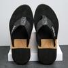 Flip-flops men's summer trend wears anti-odor and non-slip clips outside, black cool flip-flops, outdoor soft bottom sports