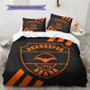 Adana Demirspor  Pattern Bedding Quilt Set  Home Decoration  Gift (1 * duvet cover + 2 * pillowcase  without core)