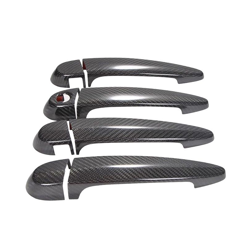 Car 8 ks Carbon Fiber Look Vnější kryty klik dveří pro BMW řady 1 E87 F20 F21 2007- X1 E84 2012-2015