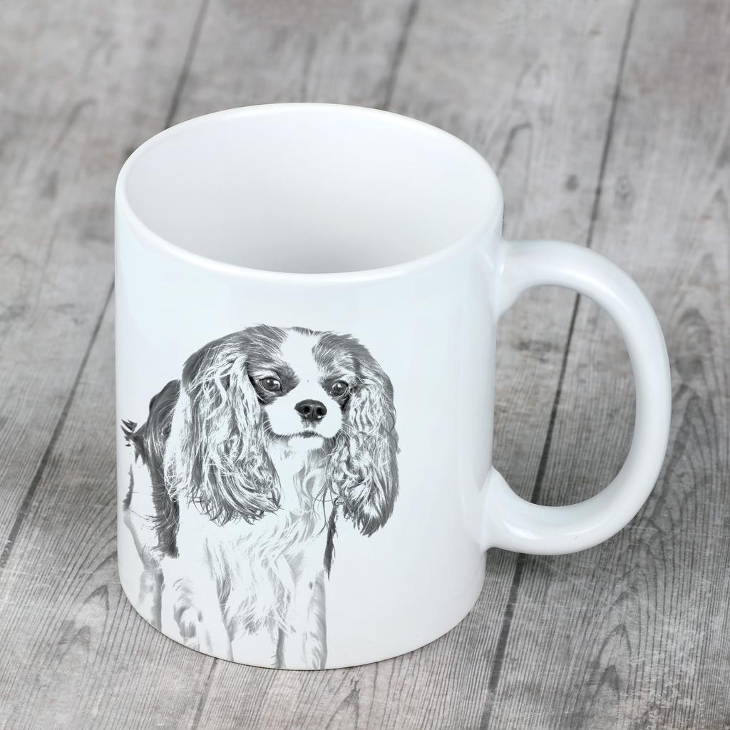 Cavalier King Charles Spaniel - cup with a dog, cheerful cup for a dog lover, personalized gift from the Art-Dog brand