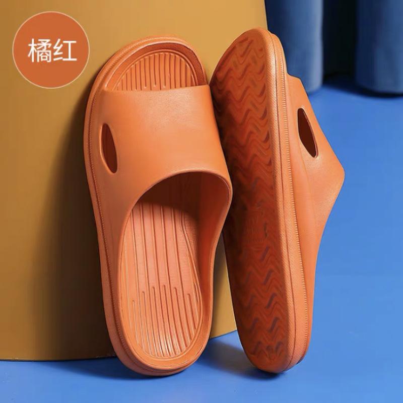 

Summer popular step on shit feeling EVA thick-soled slippers women wear at home silent non-slip wear-resistant cool slippers men 36-37