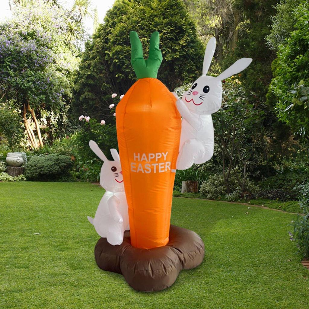 Satın alın Easter Inflatable Bunny Climbing Carrot Built in LEDs ...