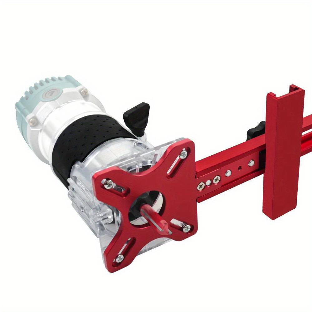 Router Milling Groove Bracket Aluminum Alloy Router Circle Cutting Jig Adjustable Router Jig for Woodworking