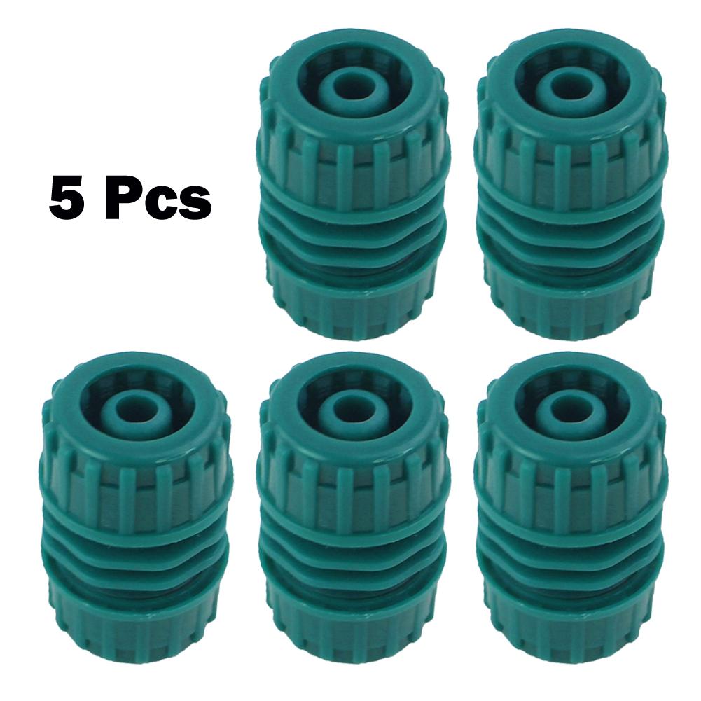 5pcs G1/2 Garden Hose Adaptor for Connecting Hose Sections Plastic Coupler Fitting for 1/2 Inch Hose with 12mm ID