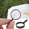 10-20PCS/Pack Black Mini Magnifying Glasses Handheld Reading Magnifiers Lightweight Portable Observation Tools Class Rewards ZYF