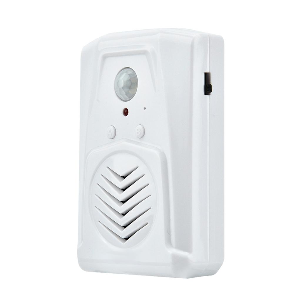 USB Battery Powered Motion Sensor Alarm MP3 Audio Player Infrared Induction Doorbell