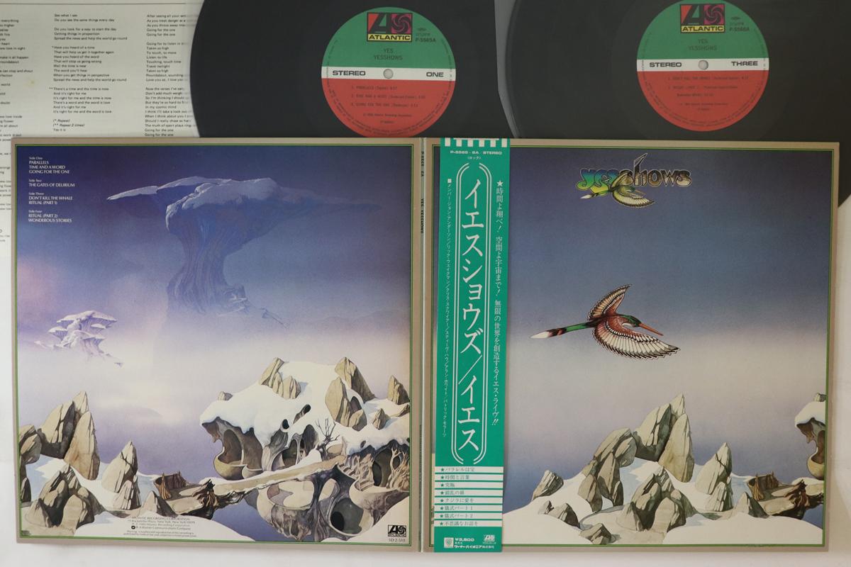 

LP Record YES - Yesshows P55656A ATLANTIC 1980 Japan Obi Rock Used