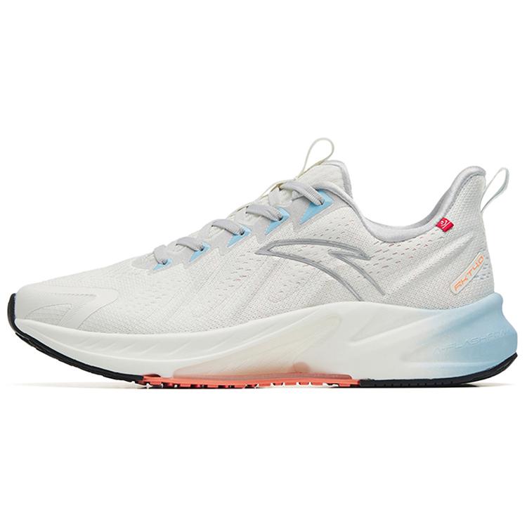 New Anta Rocket 4.0 Advanced Training Collection Breathable Low Top Running Shoes Women's White Silver Orange 122245530-2
