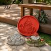 Personalized Garden Path Molds Stepping Stone Silicone Mold, Sunflower/Butterfly/Bee/Pumpkin/Snowflake/Mushroom/Fairy Paver Molds, Reusable