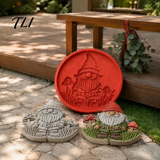 Personalized Garden Path Molds Stepping Stone Silicone Mold, Sunflower/Butterfly/Bee/Pumpkin/Snowflake/Mushroom/Fairy Paver Molds, Reusable