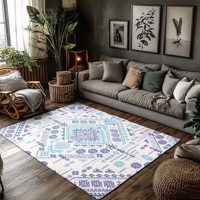 Moroccan Area Rug Vintage Bohemian Carpet Washable Non Slip Floor Mat Living Room Decor Home Decor Turkish Rug Modern Abstract P