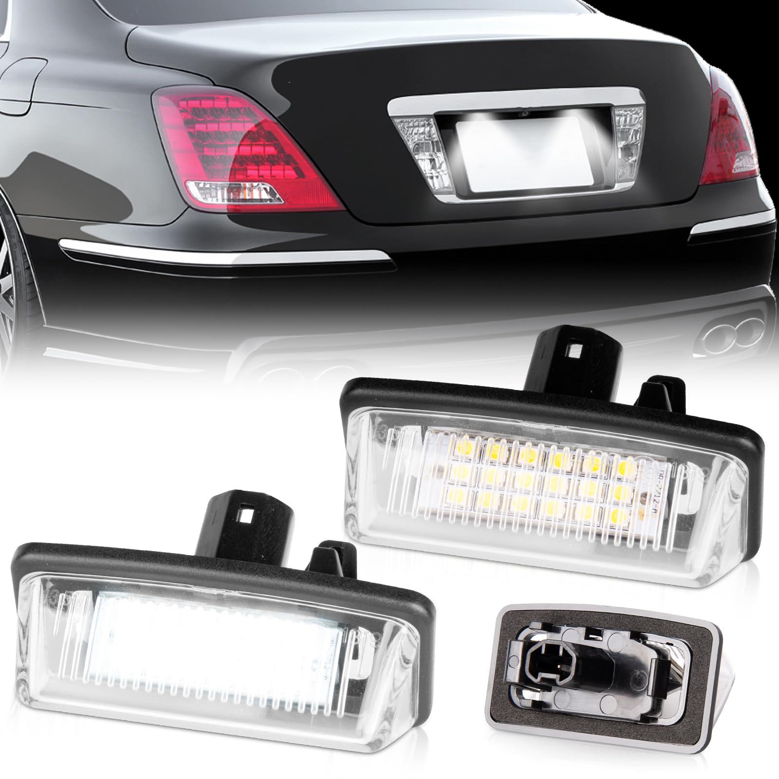 

POPMOTORZ LED License Plate Light, Noah Voxy, 60 Series 70 Series, License Lamp, Alphard 10 series Alphard etc. белый
