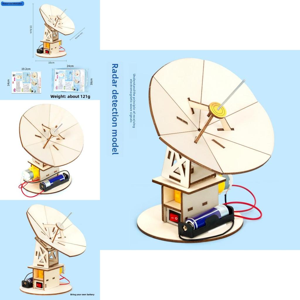 Science Diy Radar Detector Model Kit For Kids Educational Stem Toy