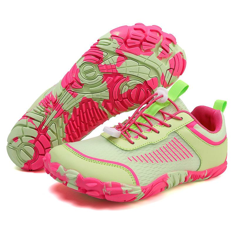 

New outdoor men s and women s creek walking shoes quick-drying breathable non-slip wading shoes swimming cycling mountaineering five-finger shoes beac 46 зелений