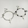Unique Punk Style Hollow Five-Star Bracelet for Cool Girls and Boys - Heart-shaped Handmade Jewelry