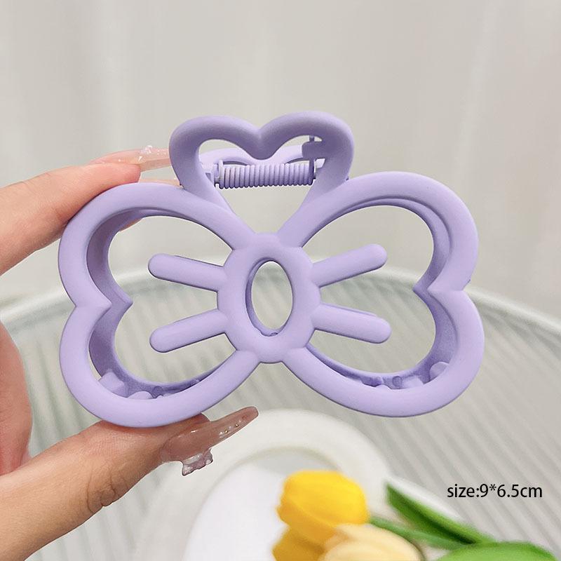 Candy Color Cat Bow Hair Clip Women Plastic Claw Clip Fashion Crab Hair Clip For Girls Sweet Hair Claw Hair Accessories