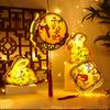 Paper Festival Lantern Material Pack Chinese Ancient Style Handheld Lantern  Cultural Event