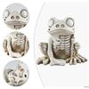 Guter Frosch Skelett Modell Halloween Tier Skelett Statue Realistisch Furchteinflößende Tier Skelett Deko Frosch Ornamente