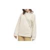 Uniqlo Plain Loose Fit Hooded Long Sleeve Minimalist Pullover Sweatshirt Unisex Sweatshirt Light-Beige 452187-30