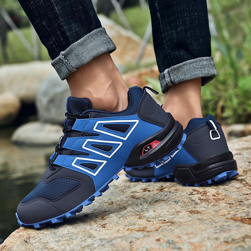 Buy Men Climbing Shoes Cross Country Running Hiking Breathable Solomon