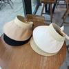 Vinyl Sunscreen Empty Top Hat Children Spring and Summer UV Protection No Top Hat Outdoor Cycling Sun Hat Tide