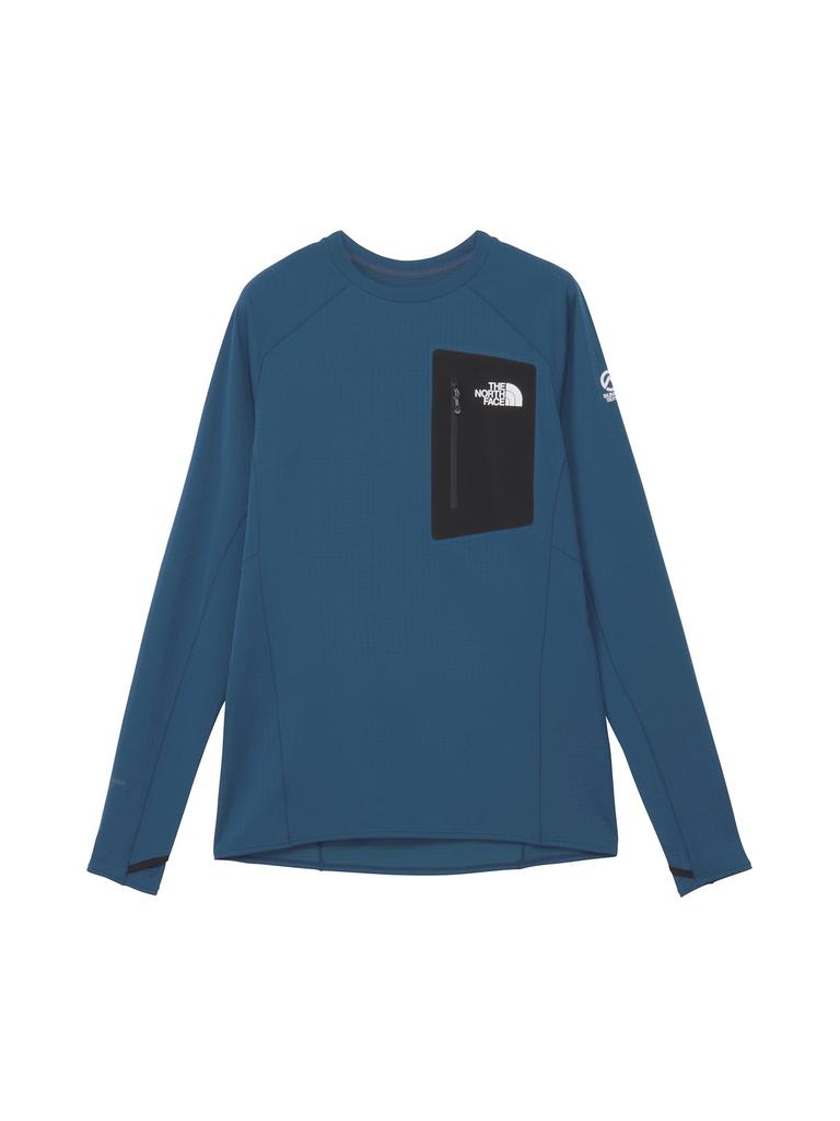 The North Face Expedition Dry Dot Crew Long Sleeve Mountain Size S T-Shirt, Unisex, Blue,