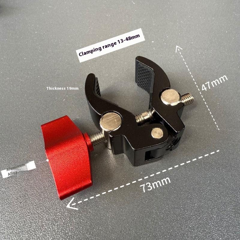 Advanced Photography Accessories: DSLR Metal Super Clamp and Double Ball Head Magic Arm