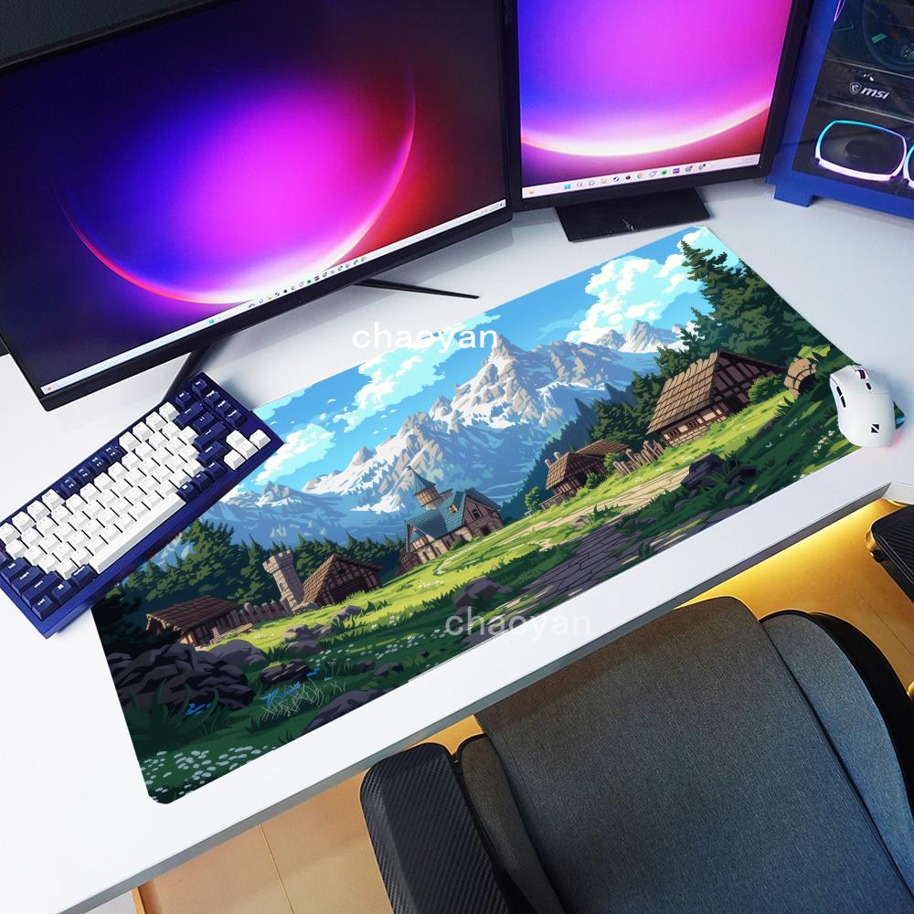 Lawn Scenery Mouse Pad Computer New Mousepads Keyboard Mat Gamer Soft Office Carpet Table Mats Desktop Long Mouse Pad Playmat