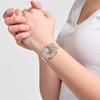SWATCH quartz movement 30 meters waterproof unisex Swiss watch 34mm hollow dial plastic case TPU strap SS08K109-S06