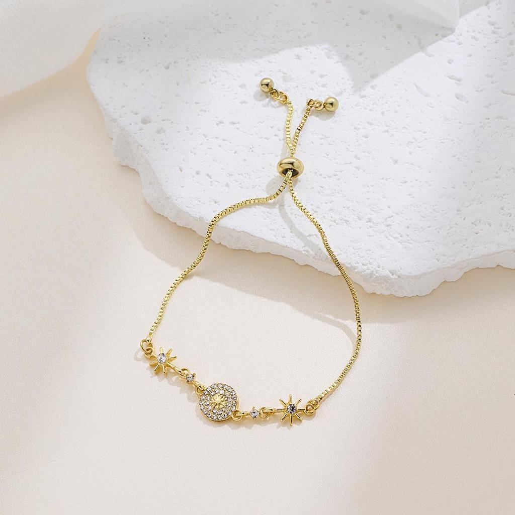 Elegant Crystal Zircon Adjustable Fashion Bracelet