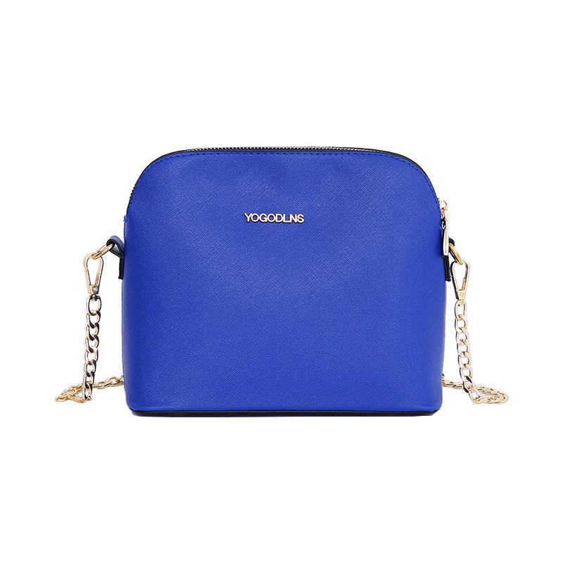 

Женская сумка мессенджер через плечо 28cm*10cm*15cm синий