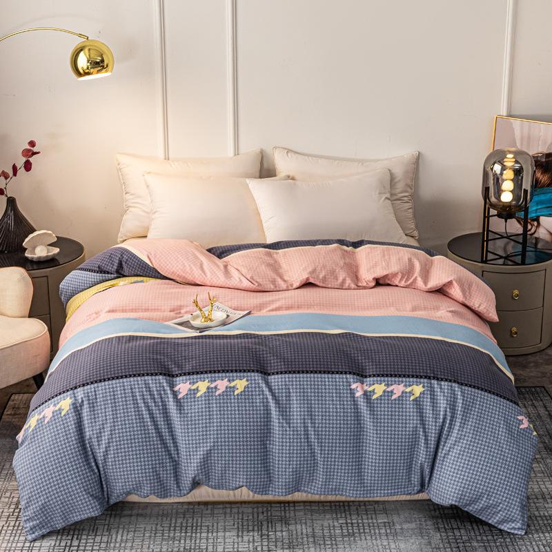 

Постельное белье из чистого хлопка с начесом, пододеяльник из чистого хлопка, утолщенные пододеяльники для кровати Quilt cover 160*210cm