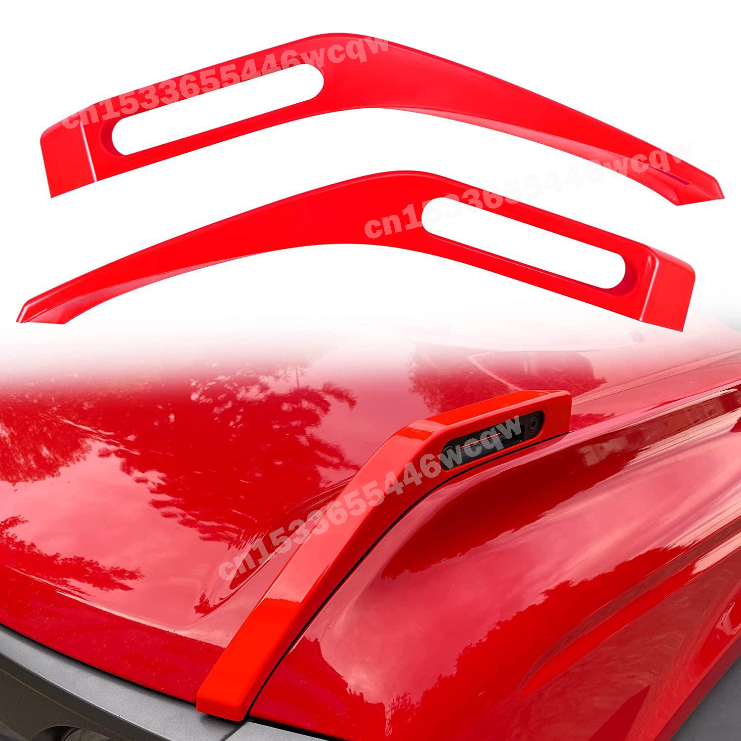

Car Hood Trail Sight Cover Engine Side Hinge Decoration Trim Chrome Sticker Guard For Ford Bronco 2025 2025 красный