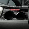 Chevrolet Camaro 10-15 Carbon Fiber Cup Holder Trim Sticker