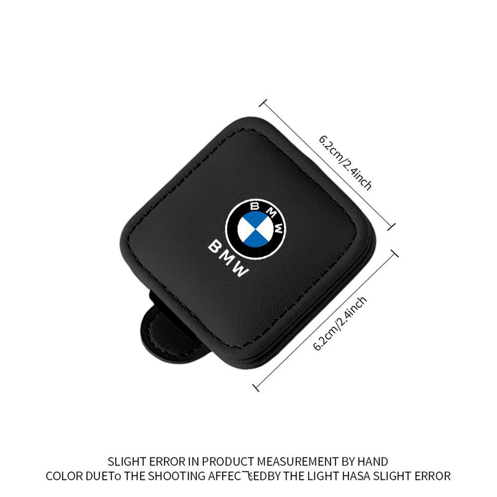 1Pcs Leather Glasses Clips Car Sun Visor Sunglasses Fixed Holder For BMW X1 X2 X3 X5 X4 X6 X7 G30 G20 G32 G11 G12 F40 F30 F20