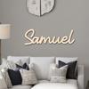1pc Custom Wooden Name Sign,Customize Family Surnames,Name Tag,Colorful Graffiti,Room And Home Decor,