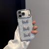 iPhone 17 Pro Max/15 Pro Micro-hole Color Shell Bow Pattern Case