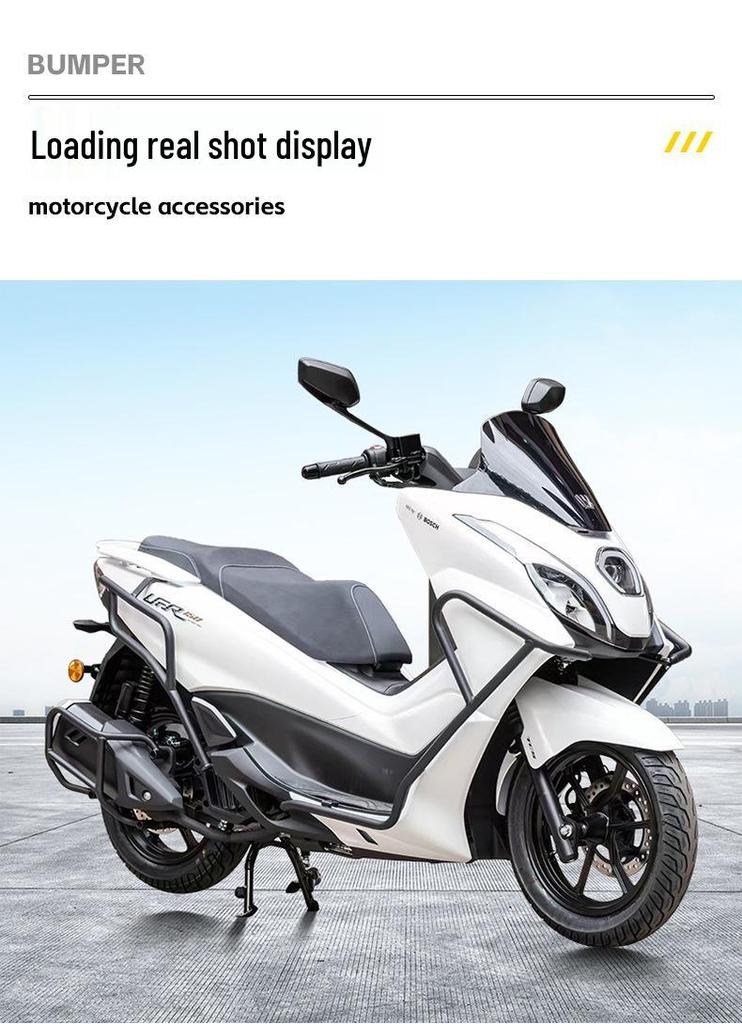 Haojue UFR150 Anti-collision Scooter Bumper Bars - Front & Rear Protection