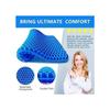 Gel Seat Cushion, Anti Bedsore, Pressure Relief Orthopedic with Non-Slip Cover Car/Office/Wheelchair