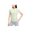 Asics Reflective Logo Running Short Sleeve T-Shirt Women Tops Green 2012D247-300