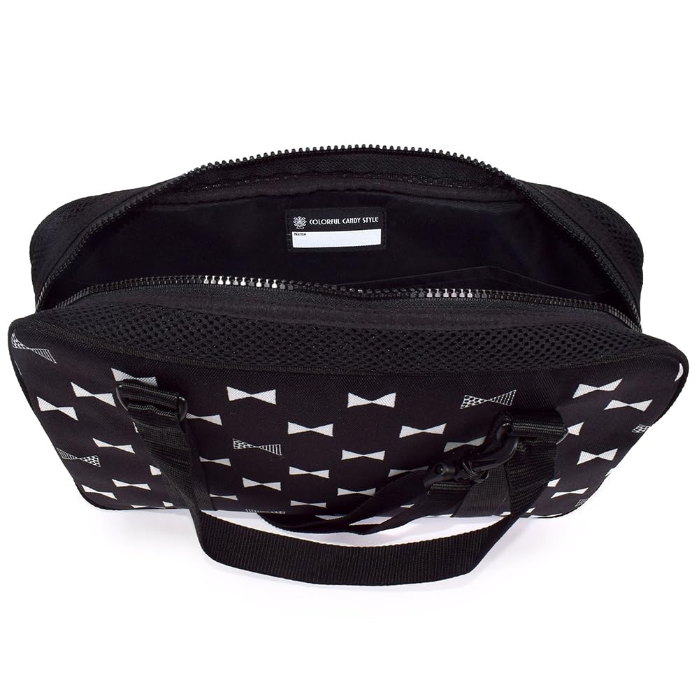 COLORFUL CANDY STYLE Calligraphy and ribbon for elementary school shoulder strap for one cloth convenient for wiping brushes bag, water-repellent