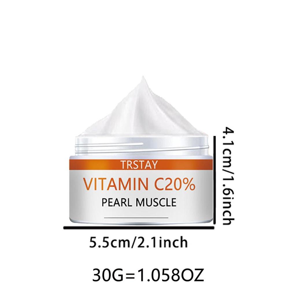 Face face cream, containing vitamin C, antioxidant. Anti aging, brightening and whitening, moisturizing essence cream