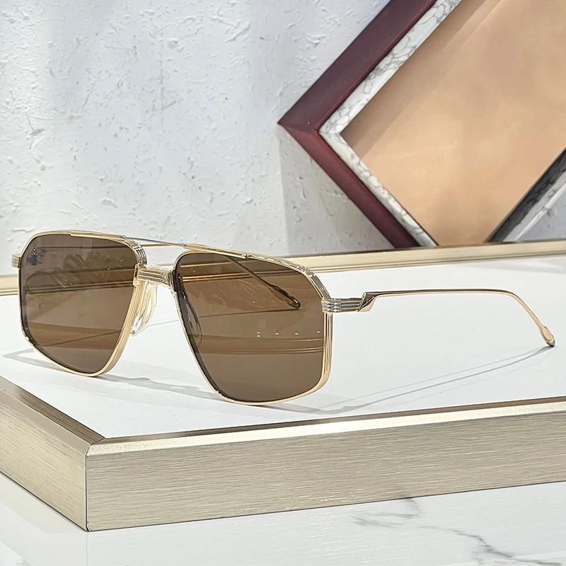 

Солнцезащитные очки JMM Jagger Big Square, дизайнерские брендовые, высокого качества, для мужчин и женщин, с градиентом Uv400, оранжевые, классические, винтажные As picture