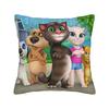 Game T-Talking T-Tom And F-Friends Pillow Cover  Comfy Cushion Cover Morden Pillow Case For Sofa Couch Bed Living Room