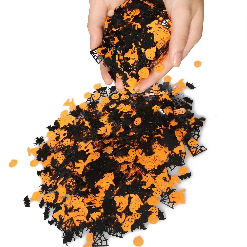 Pumpkin Spider Halloween Confetti Glitter Decorations Halloween Party Decor  Holiday Decor