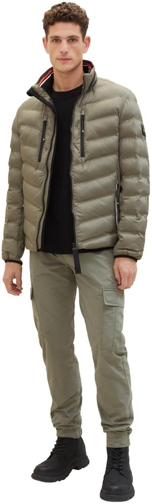 Demiseason Jacket Tom Tailor Hybrid Jacket (1038907) With Detachable Hood (1038907) Smoky Olive Green