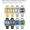 OPK Brand Watch Square Steel Belt Men's Watch Luminous Waterproof Single Calendar Quartz Watch Men's Watch