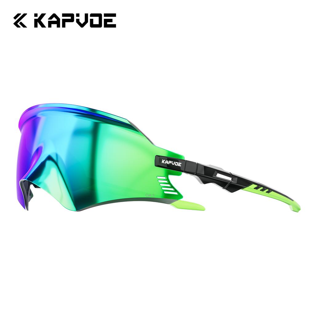 Kapvoe Cycling Glasses UV400 Men Bike Sunglasses Airbreathing MTB Eyewear Outdoor Sport Goggles Bike Glasses Oculos De Ciclismo